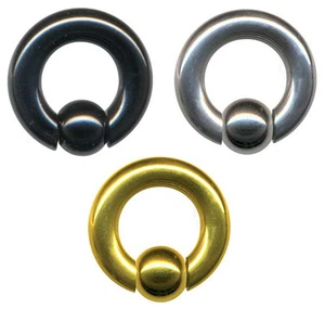 PIERCINGO® XL INTIM Ring BCR Springball PRINZ ALBERT Extrem PA Intimpiercing CBR - Picture 1 of 8