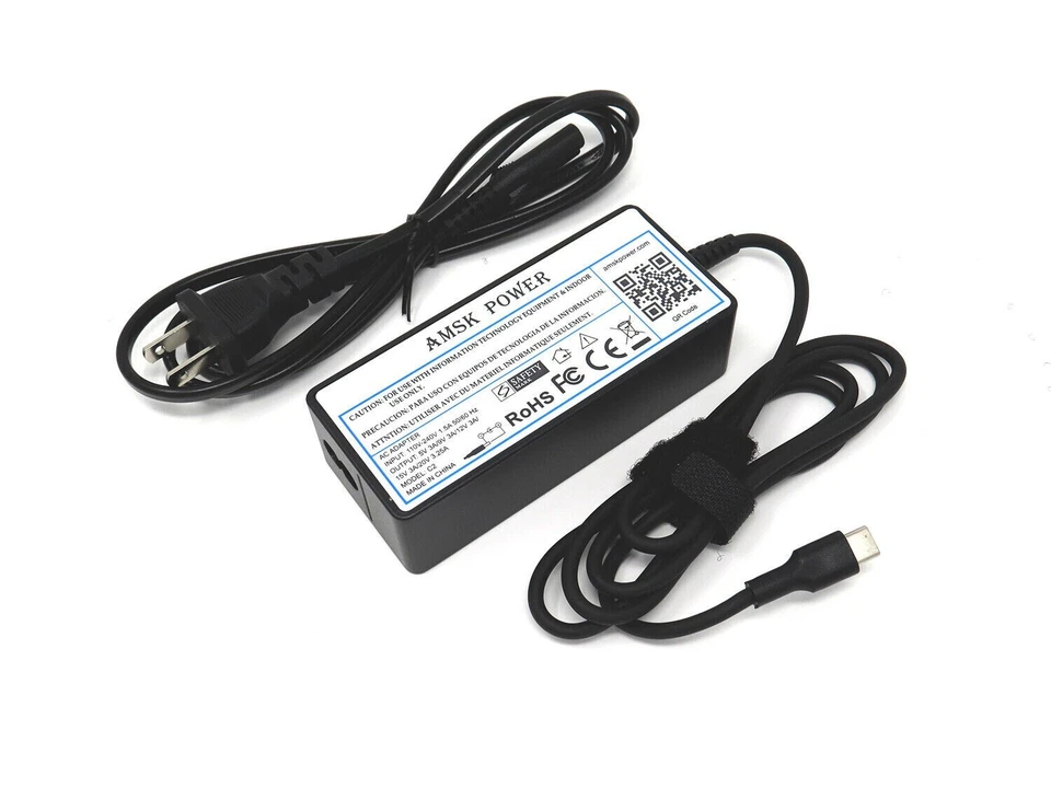 AC Adapter for Acer Chromebook Cp5 Swift Spin 7 Sf713 Laptop 90w USB Type-c