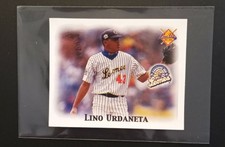 2001-2002 Line Up Venezuelan Winter League Sticker Lino Urdaneta VZ #83