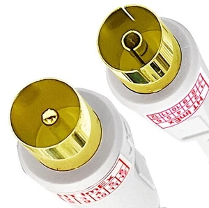 HD Antennenkabel 75Ohm TV Digital Kabel Antennen Koaxial Koax Kabel 4K UHD HDTV - Bild 1 von 12