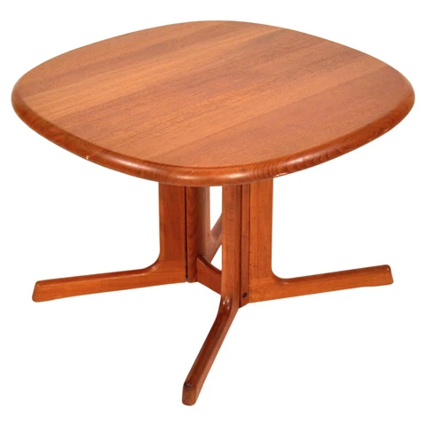 Scandinavian Mid-Century Modern Teak Dyrlund Side End Lamp Table Denmark 1960s Cover