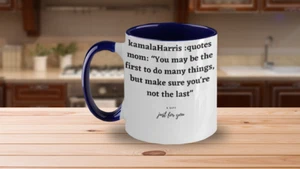 Kamala Harris Kaffeebecher Geschenk, perfektes Geschenk für Frauen 11 Unzen beste Freundin Giftale - Bild 1 von 3