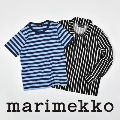 MARIMEKKO 4-5 Years Set Kids Boys T-Shirt Casual Jokapoika Shirt Striped Cotton - Image 1 of 4