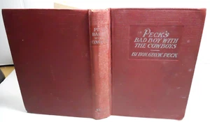 vintage 1907 Peck's Bad Boy with the Cowboys by Geo W Peck hardcover book - Imagen 1 de 17