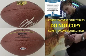Joey Bosa Los Angeles Chargers signed autographed NFL football proof Beckett COA - Picture 1 of 5