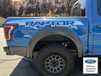 2020 Ford Raptor Factory Style Bed Graphics Vinyl Decals Stickers Set 2018-2020 - Image 1 of 3