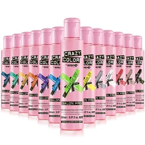 Crema para color de cabello semipermanente Crazy Color Salon Pro 150 ml / 5.07 fl. oz. - Imagen 1 de 37