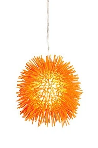 Urchin 1-Light Mini Pendant - Electric Pumpkin Finish Orange - Picture 1 of 3