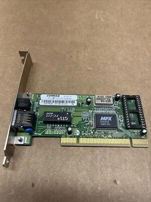 Compaq Accton PCI ethernet network interface Card 123494-001 122849-001 - Image 1 of 4
