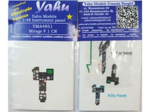 YAHU YMA4851 Mirage F.1 CR 1/48 Instrument panel - Picture 1 of 1