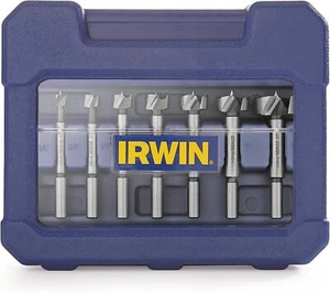 IRWIN Marples Forstner Bit Set 8 Piece 1966893 Tools Set Wood Drilling New - Picture 1 of 5