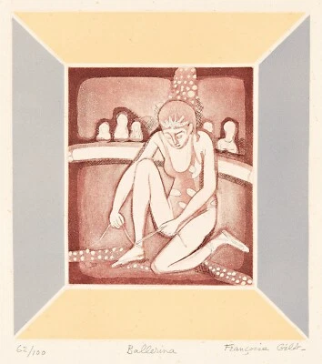 ART CART FRANÇOISE GILOT : BALLERINA : Archival Art Print
