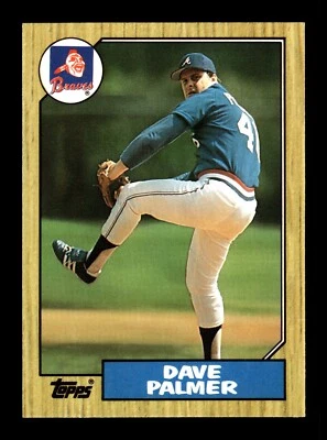 1987 Topps Tiffany #324 Dave Palmer - Atlanta Braves NM-MINT - Image 1 of 2