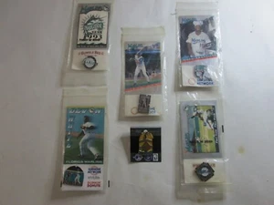 Vintage Florida Marlins MLB 1993 & 97 Collector PINS, INAUGURAL - CHAMPION ERROR - Picture 1 of 17