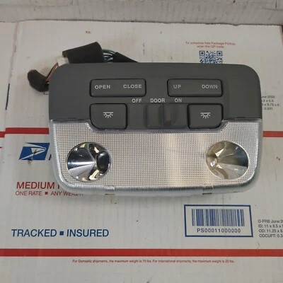  2005 HYUNDAI XG350 OVERHEAD CONSOLE SUNROOF CONTROL OEM 92820-39000 - Image 1 of 4