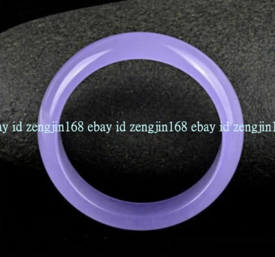 Браслет браслет из натурального глубокого фиолетового александрита нефрита драгоценных камней 56-64 мм ювелирные изделия - Изображение 1 из 4