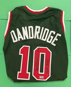 BOB DANDRIDGE AUTOGRAPH AUTO JERSEY TRISTAR AUTHENTIC MILWAUKEE BUCKS - Picture 1 of 4