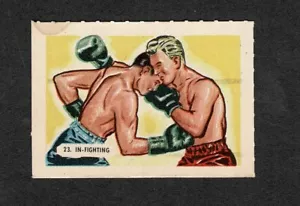 1945-47 Kellogg's (Canadá) Puntas Deportivas 2do Set #23, Boxeo "En Lucha, Ex - Imagen 1 de 3