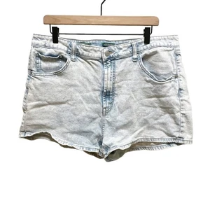 Wild Fable Light Wash Highest Rise Mom Shorts plus size 18 - Picture 1 of 4