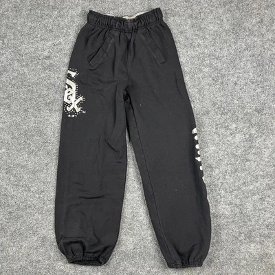 Pantalones deportivos Chicago White Sox para niños talla M negros con logotipo de MLB Foto 1 de 4