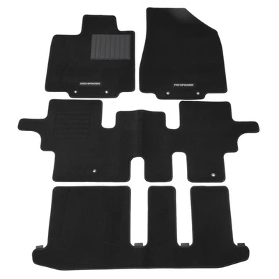 Alfombrillas alfombrillas negras Pathfinder originales Nissan 2013-2020 999E2-XZH02 Foto 1 de 4