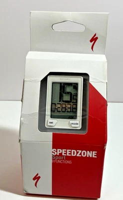 Specialized SpeedZone Sport Wired Cycling Computer 9 Functions White Complete - Image 1 of 4