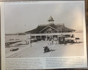 Buchausschnitt Fotos Balboa Beach Newport Beach Kalifornien 1905 (2) - Bild 1 von 2