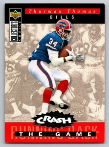1994  Collector's Choice - Crash the Game Thurman Thomas #C12 Silver Prize - Picture 1 of 2