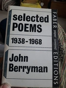 Selected Poems by John Berryman (1938-68) FABER EDITION. 1972. PAPERBACK - Foto 1 di 5