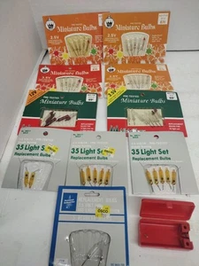Vintage Christmas Merry Midget Replacement Plug in Light Bulb. Bulb Tester - Picture 1 of 1