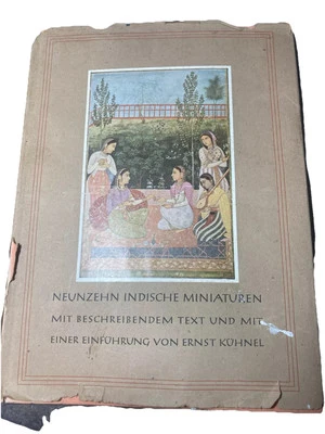 Neunzehn Indische Miniaturen Indian Miniatures Einer Von Ernst Kuhnel German DJ - Image 1 of 4