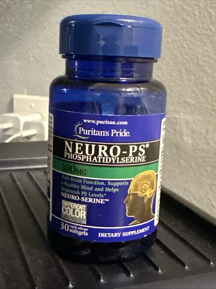 Cápsulas blandas Puritan Pride Neuro-Ps (fosfatidilserina) 100 mg-30 caduca el 27/10 Foto 1 de 3