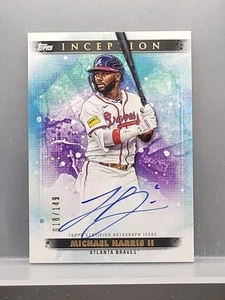 2024 Topps Inception Rookie & Emerging Stars Auto Michael Harris II/149 - Imagen 1 de 2