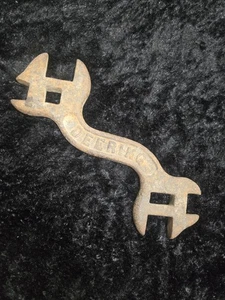 "Llave de hierro fundido de colección herramienta de arado implemento de granja fundido 7,5""**69-5" - Imagen 1 de 3