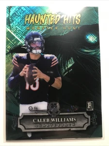 Caleb Williams 2024 Wild Card HAUNTED HITS ROOKIE RC ZOMBIE SSP BEARS /3 - Picture 1 of 2