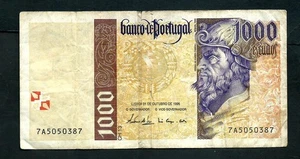 Portugal (P188b) 1,000 Escudos 1996 - Picture 1 of 2