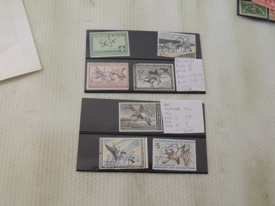 USA 1937-82 DUCKS Mint+ Used Selection CV$125 - Image 1 of 1