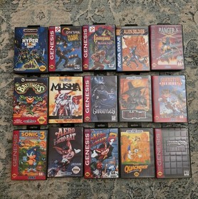 Lot of 15 Sega Genesis/Mega Drive Games With Boxes.*Please, Read The Description