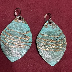 ✅ SILPADA STERLING SILVER 925 EMERALD POOLS HOOK DANGLE DROP EARRINGS E5078 - Picture 1 of 7