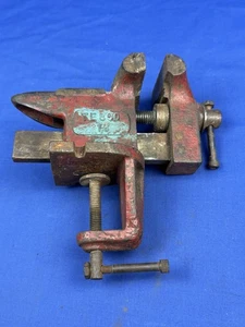 Vintage TESCO 18 Table Top or Bench VISE ~ Jaws 2.5"W, Gap 2" ~ Bench Gap 2.25" - Picture 1 of 14