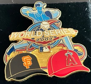 San Francisco Giants v Anaheim Angels 2002 World Series Head to Head Rivalry Pin - Picture 1 of 1