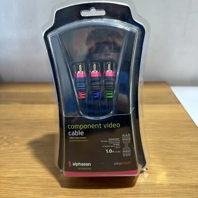 NEW - Alphason Component Video Cable 1.0m - Image 1 of 4