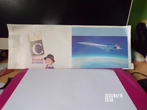 British Airways Concorde 1970's Advertising Card New - Picture 1 of 1