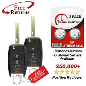 2 For 2016 2017 2018 Kia Sorento Keyless Entry Remote Flip Key Fob OSLOKA-910T - Picture 1 of 7
