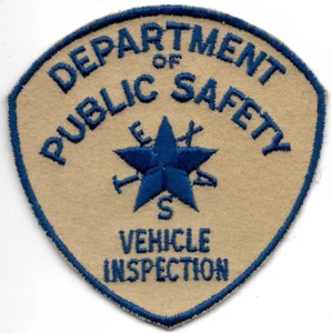 Highway Patrol TEXAS Patch 60's VEHICLE INSPECT. Polizei Abzeichen STATE POLICE - Bild 1 von 22