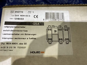 EATON HOLEC: QSA160N1-00/3: LASTTRENNSCHALTER-GESICHERT: 160A, 3 POLIG, RÜCKBAU - Bild 1 von 6