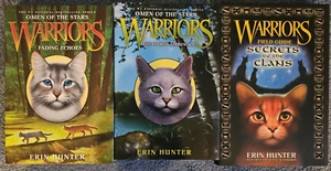 WARRIORS : OMEN OF THE STARS Volumes 1-2 by Erin Hunter - Secrets of the Clans - Picture 1 of 3