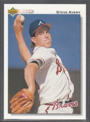 STEVE AVERY 1992 Upper Deck #475 Error Variation Oddball No Missing Hologram - Image 1 of 2