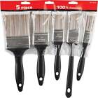 Economy Polyester Paint Brush Set (5-Piece) 772340 Pack of 6 SIM Supply, Inc.