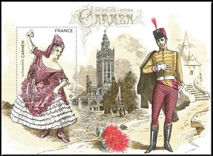 france 2025 150th ann Opera CARMEN by Georges BIZET art music monument ms1v mnh - Picture 1 of 1